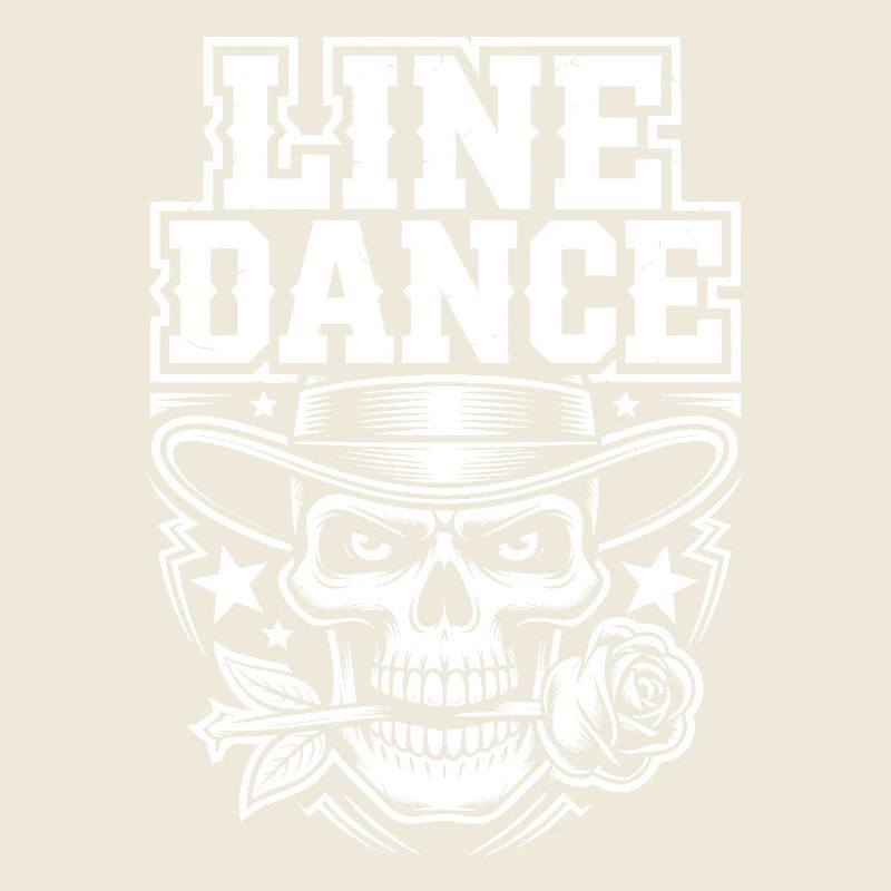 Line Dance Skull Tee