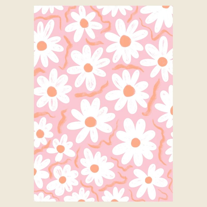 Rosa Gänseblümchen