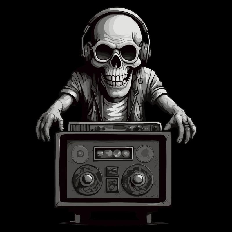 Skull Musician