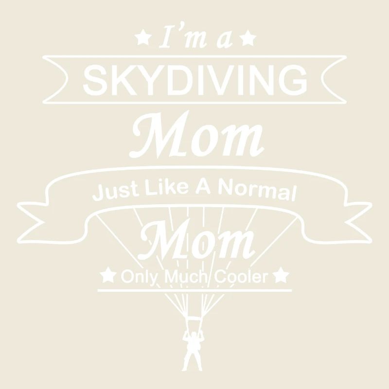 Skydiving Mutter: Original-Geschenk-Entwurf