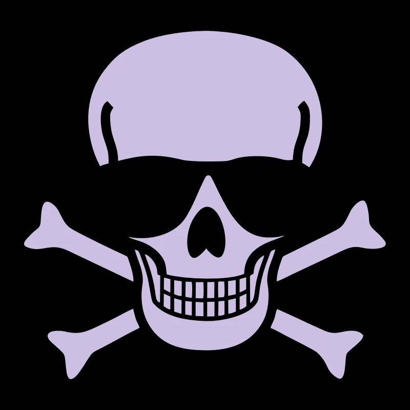 Skull with Sunglasses - 2 colors