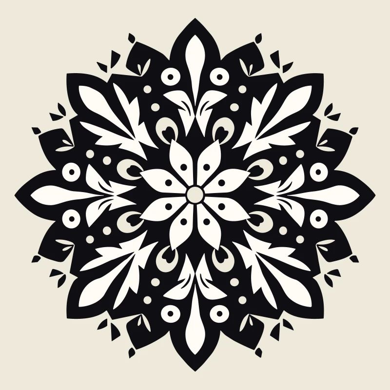 Schneeflocken-Muster