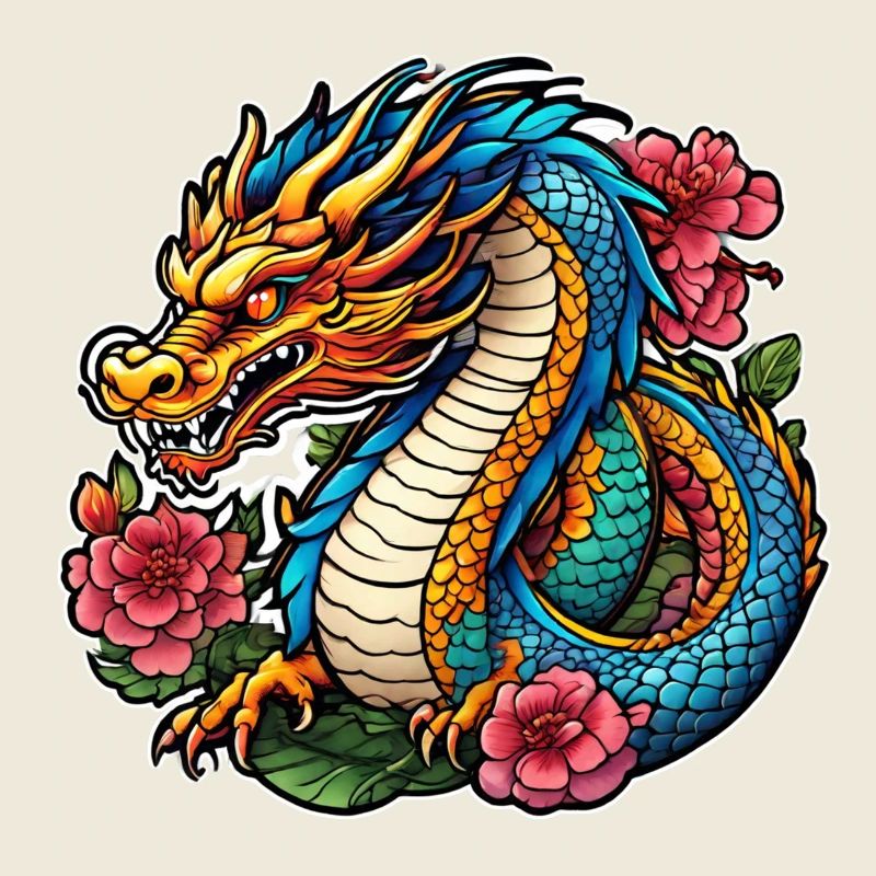 Asiatischer Drache - Japan - Chinesisch