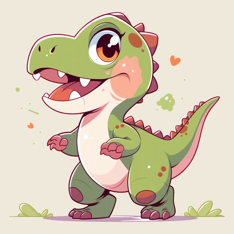 Süßer kleiner T-Rex