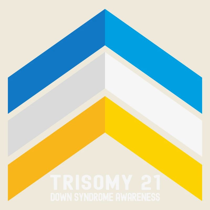 Down-Syndrom Drei-Chromosomen-Pfeile Bewusstsein