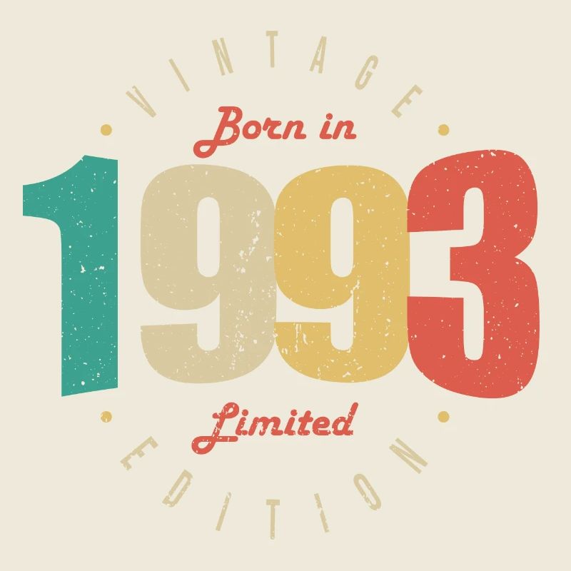 1993 Vintage Retro Jubiläum Geschenk 1993