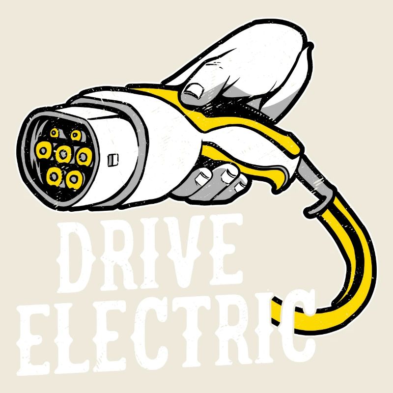 Drive Electric Charge Car EV Driver