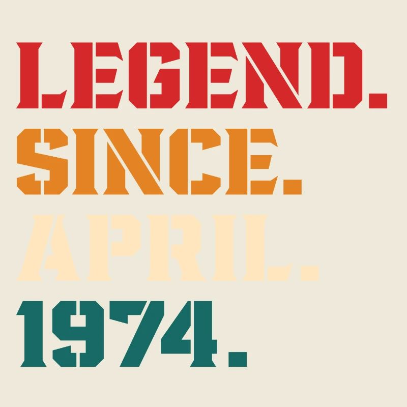 Legende seit April 1974