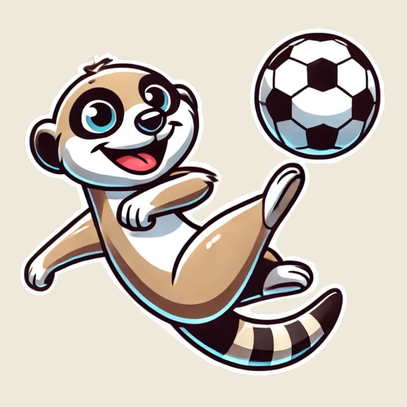 Fussball Erdmännchen