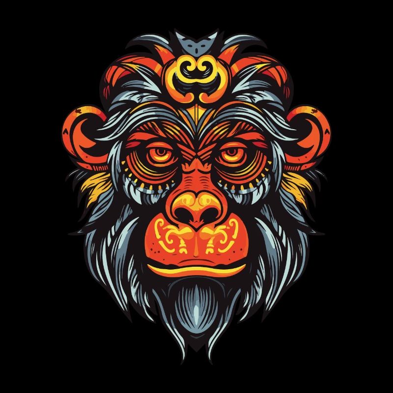 Portrait de singe