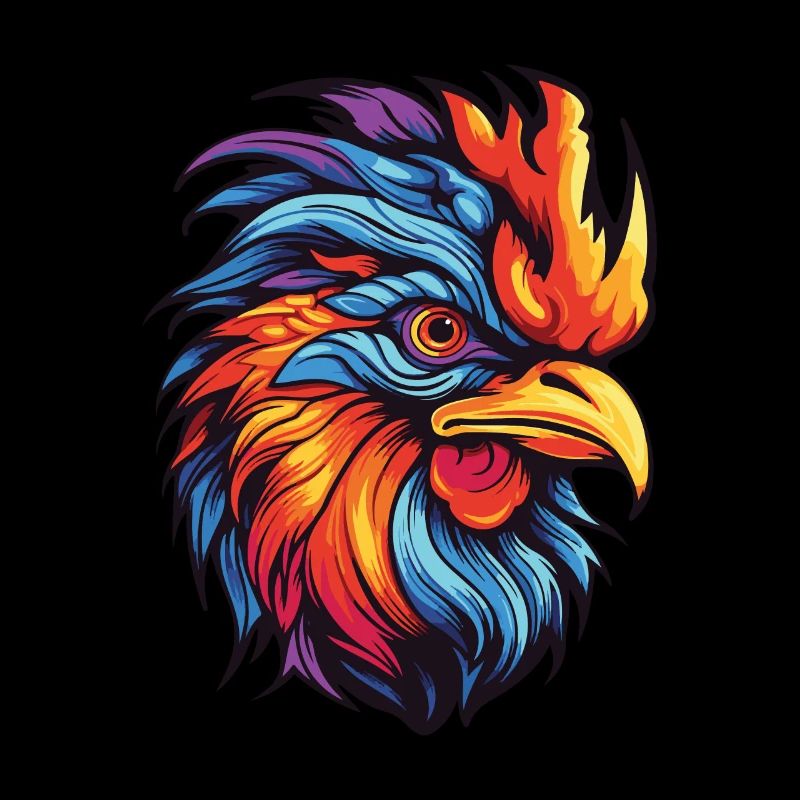 Portrait de coq