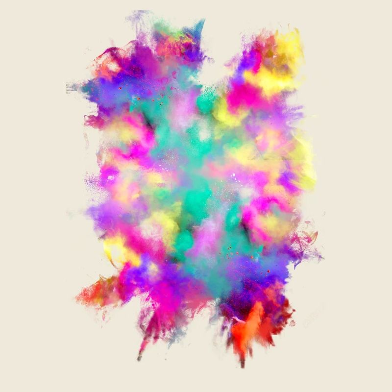 explosion de couleur