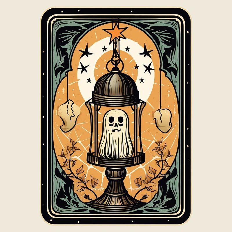 Fantôme dans une cage Cage de Tarot