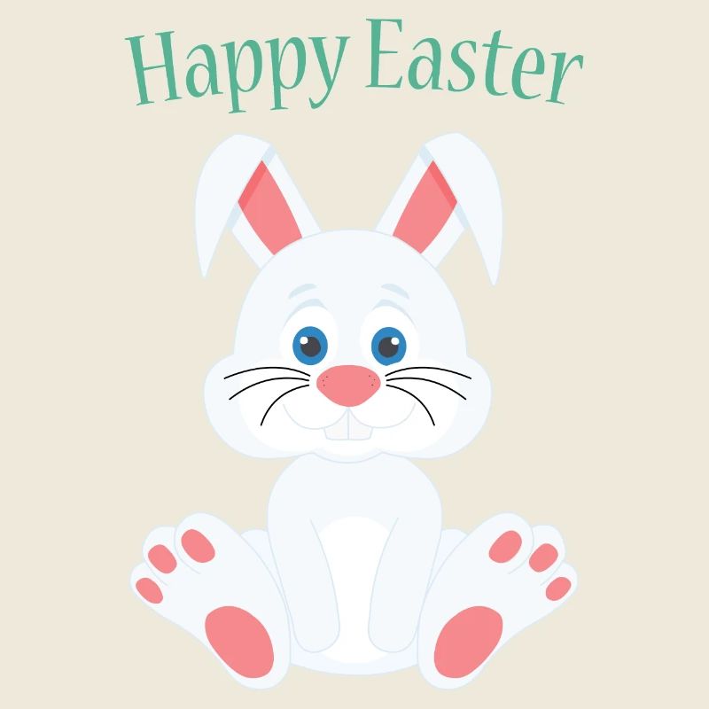 Lapin de Pâques mignon
