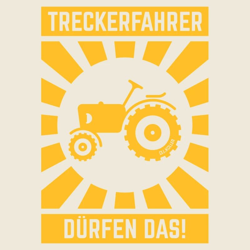 Treckerfahrer Dürfen Das! (Trecker Traktor V6 W)