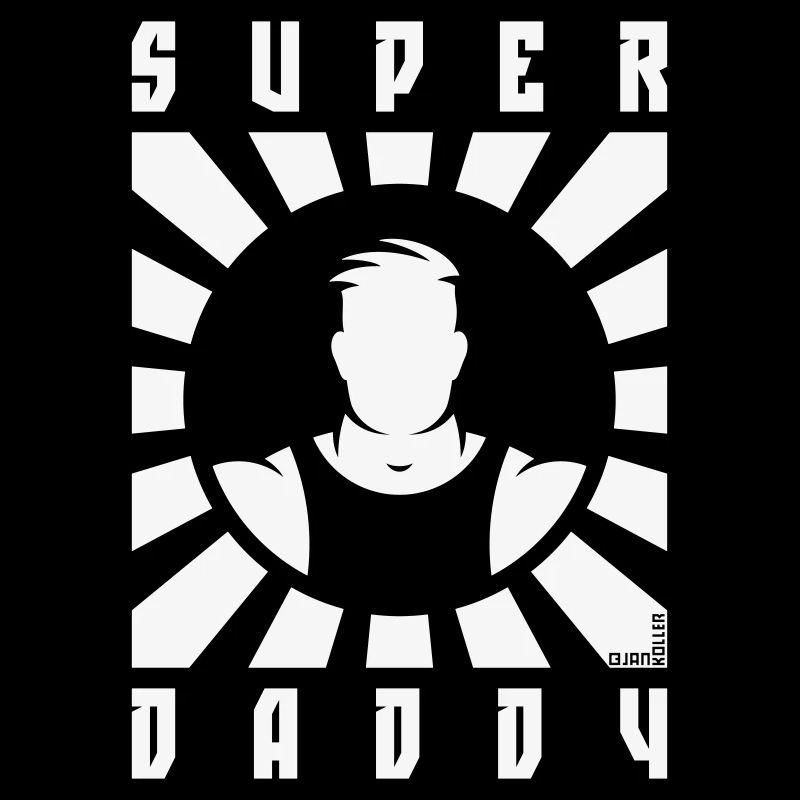 Super Daddy (Papa / Papa / Rayonnant / Blanc)
