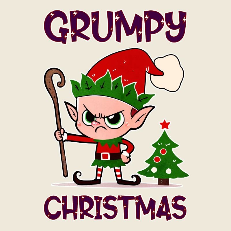 Grumpy Christmas Elf