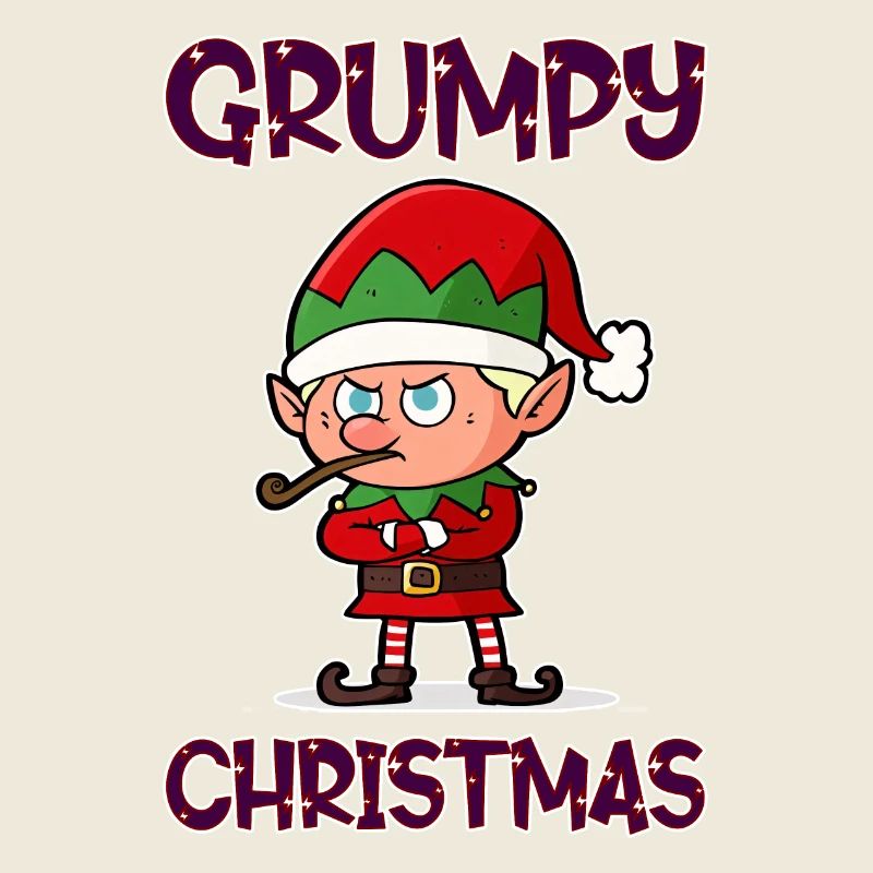 Grumpy Christmas Elf