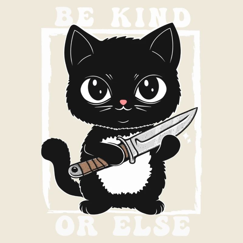 Be Kind or Else Kitty