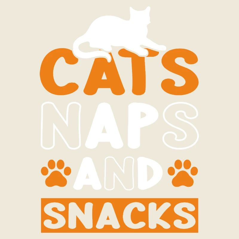 Cat Slogan Motif for Cat Lovers
