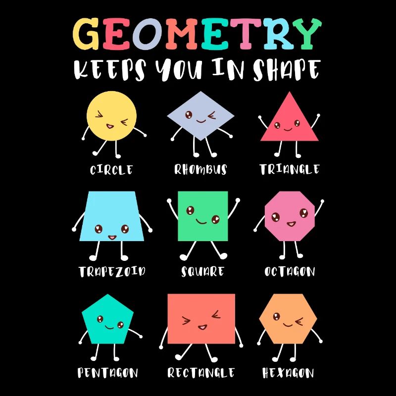 Geometry Keeps You in Shape – School Math Humor