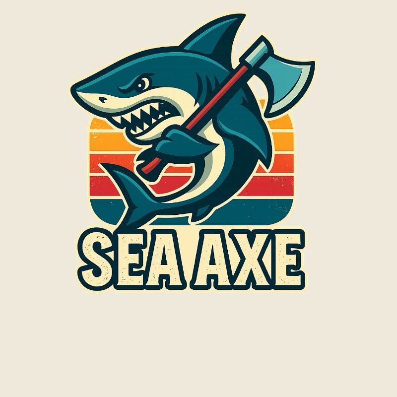 Haifisch-Seeaxt-Design