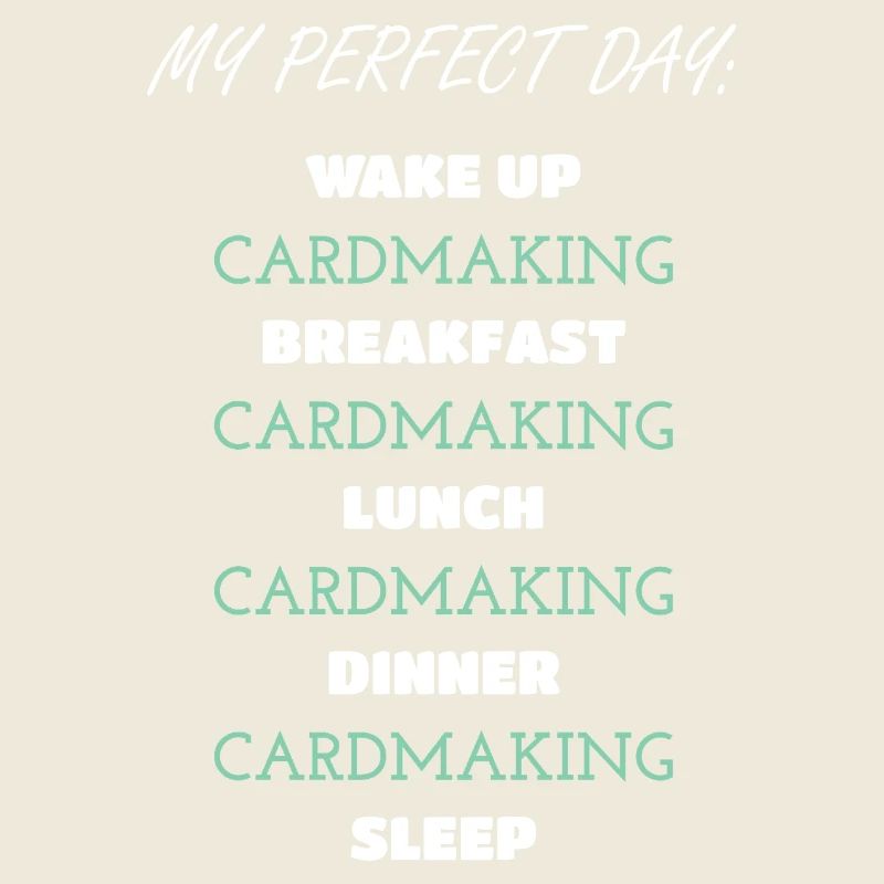 Conception de routine quotidienne de fabrication de cartes