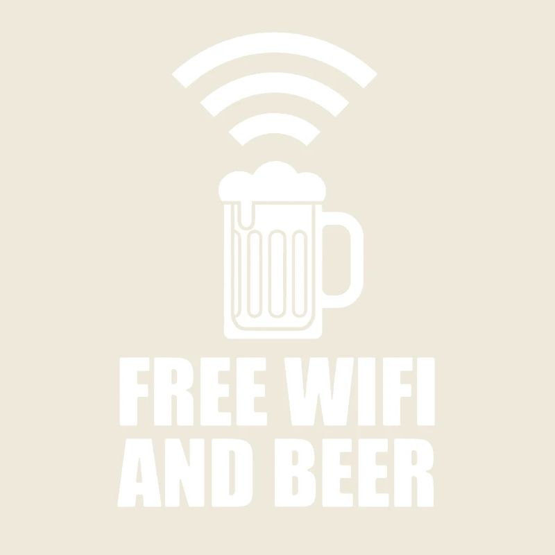 Freier WLAN und Bier Logo