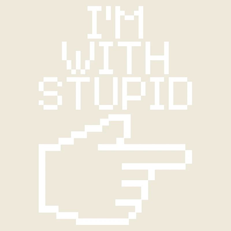 Je suis avec Stupid – Lustiger IT Spruch