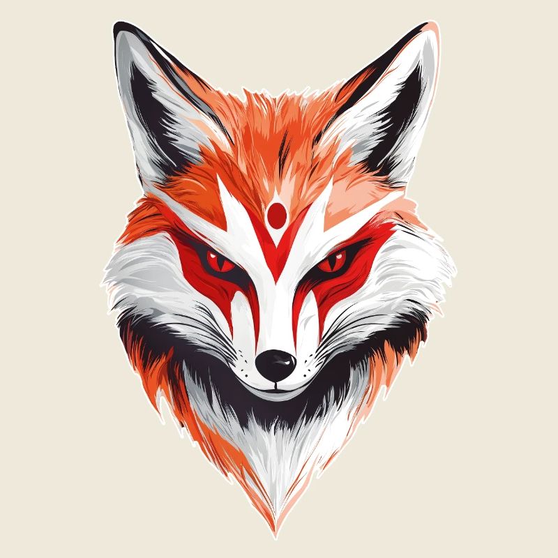 Fox Japanese Mask