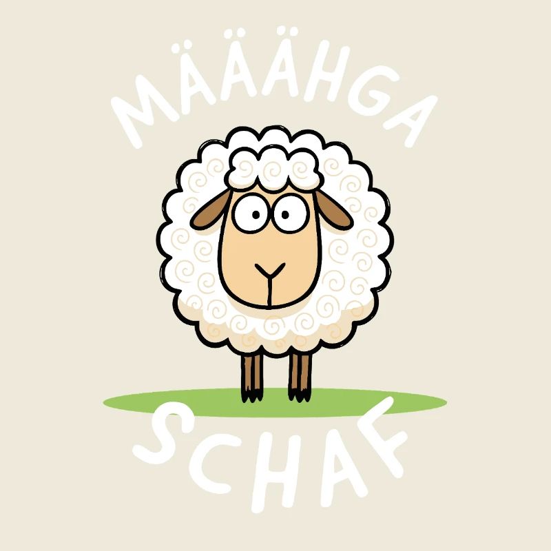 Määähga Sheep – Jeu de mots sur les moutons doux