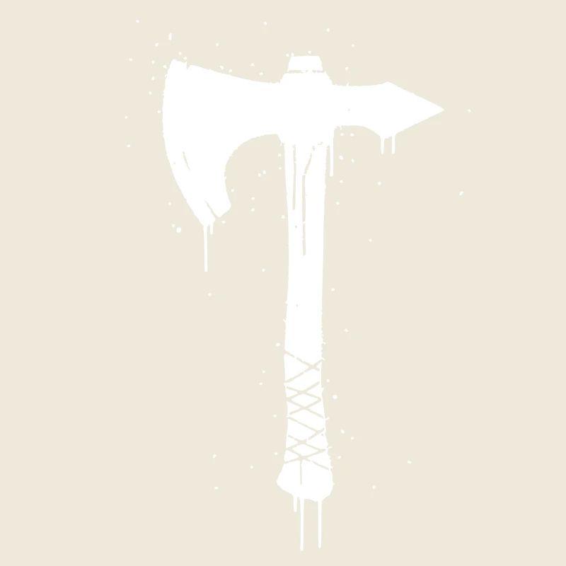 Wikinger Axt Graffiti Waffe Vektor