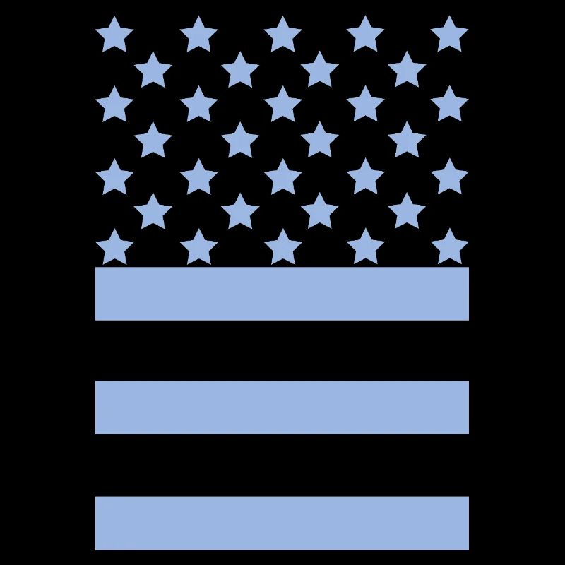 Drapeau bleu clair – Design Stars & Stripes