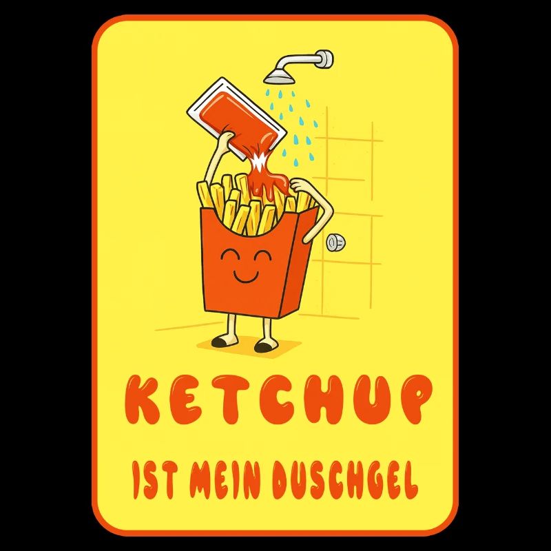 Le ketchup est mon gel douche