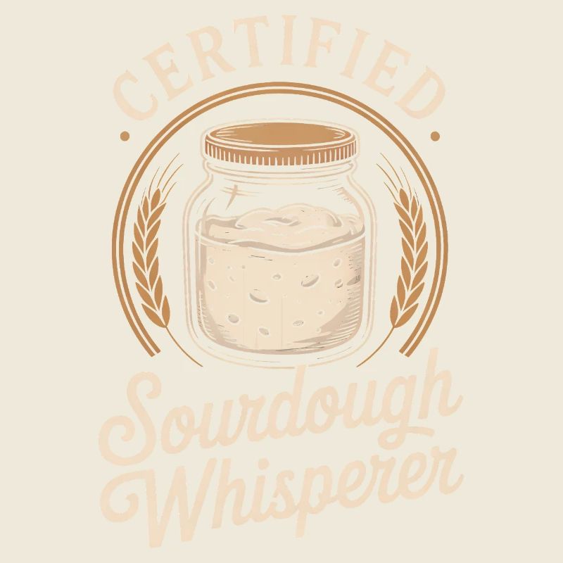 Sauerteig-Flüsterer-Krug-Abzeichen