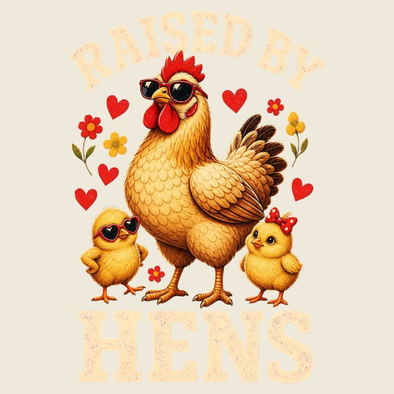 RAISED BY HENS