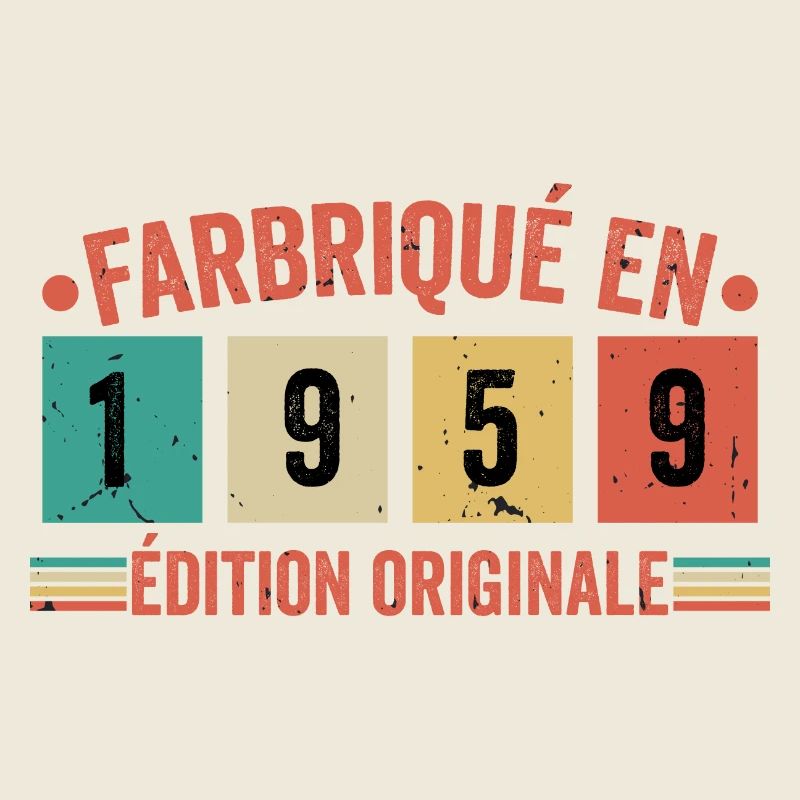 Fabriqué En 1959 édition Originale Cadeau d'annive