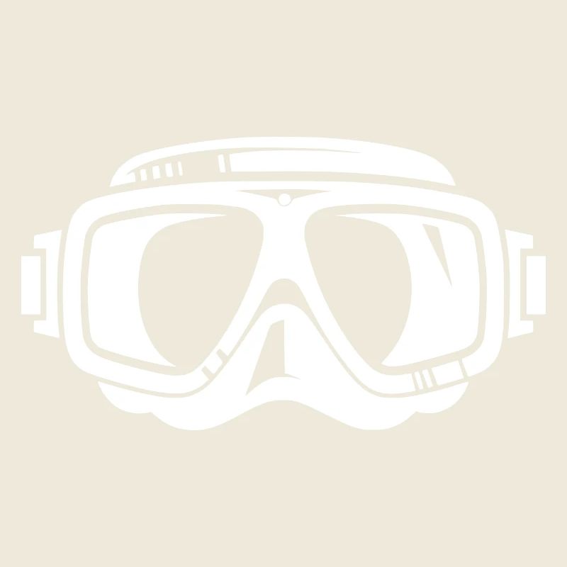 Diving Mask Logo Style