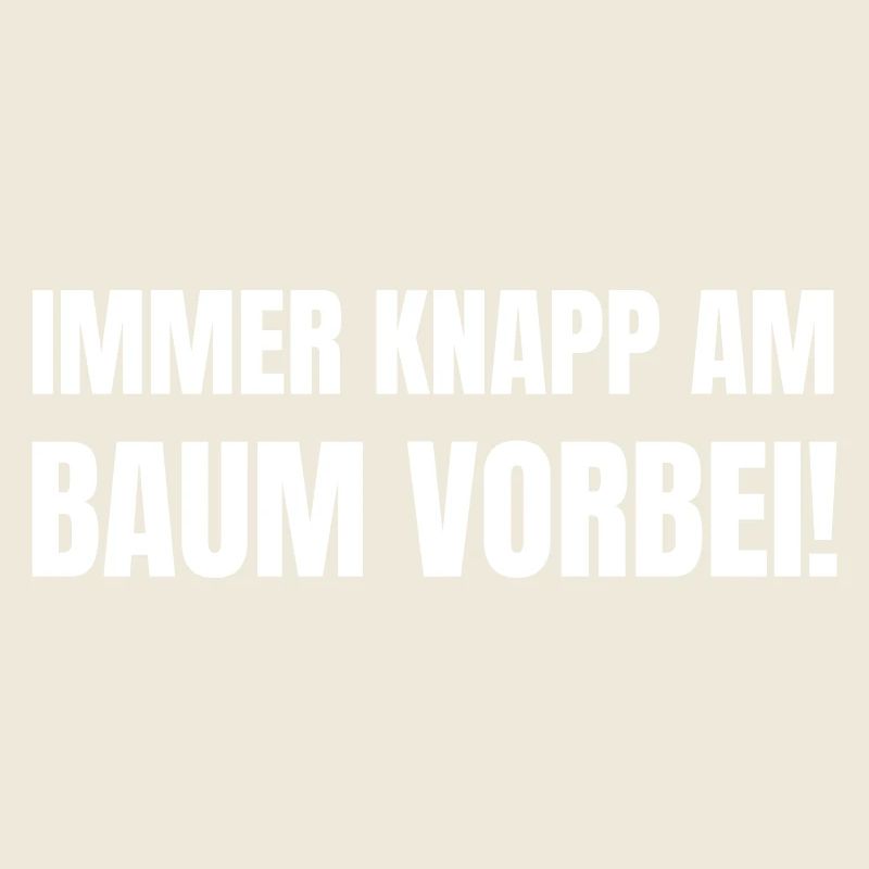 Always just past the tree