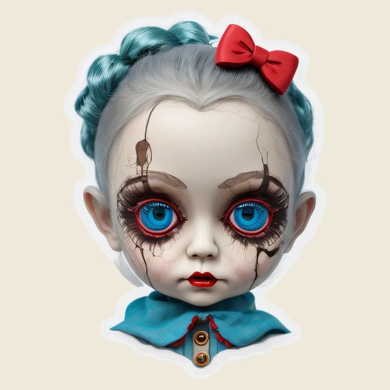 Poupée effrayante d’Halloween
