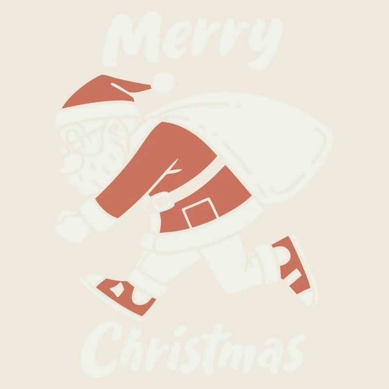 Merry Christmas - gestresster Weihnachtsmann