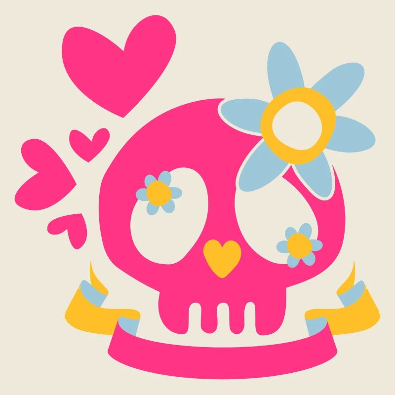 Tête de mort princesse