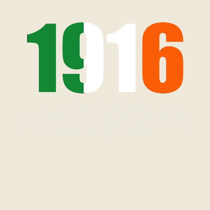 1916 Easter Rising and Proclamation Omens Long-sle