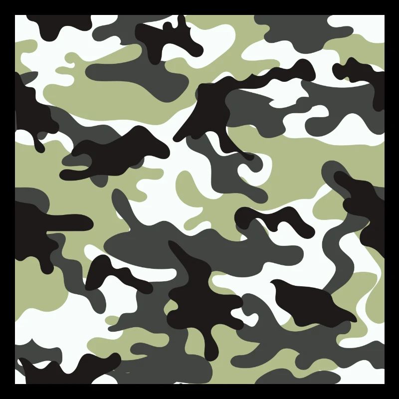White and Brown Camouflage