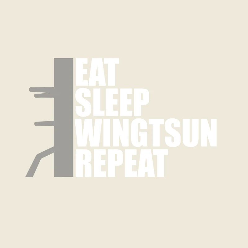 eat sleep wingtsun dummy