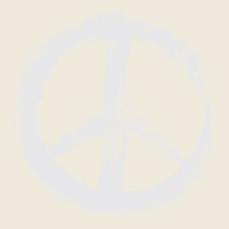 Peace symbol white