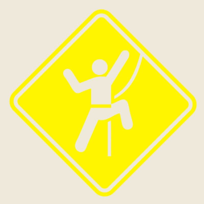 Rock Climbing Roadsign