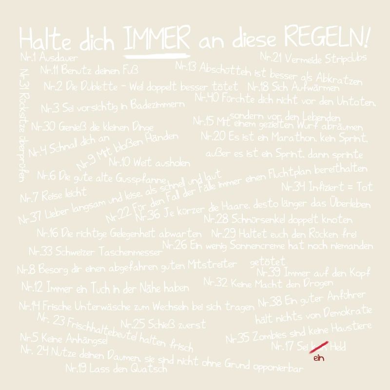 2.0 Version Zombie Survival Regeln