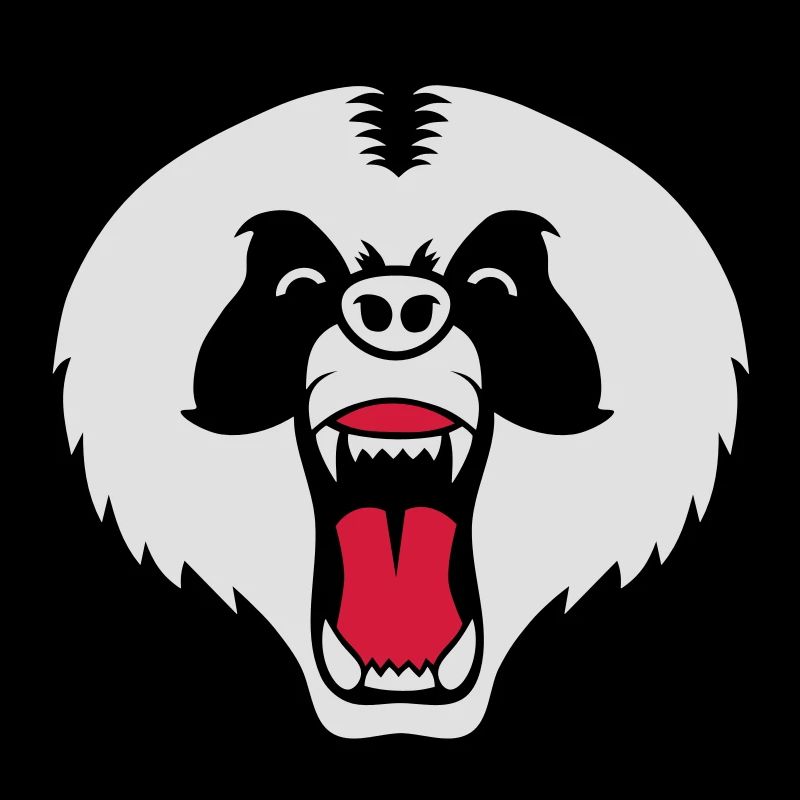 panda en colère