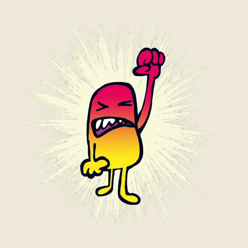 Anger boy